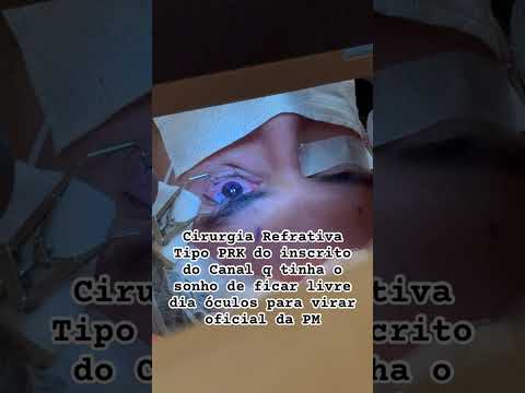 Cirurgia Refrativa Tipo PRK para corrigir miopia e astigmatismo