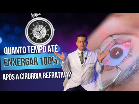 Quanto tempo para enxergar 100% após a cirurgia Refrativa?