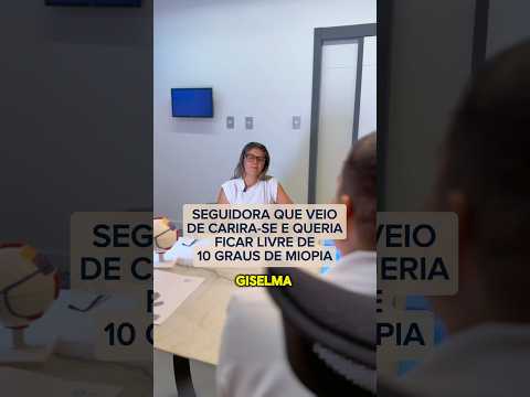 10 graus de miopia, 2 de astigmatismo e vista cansada para perto!