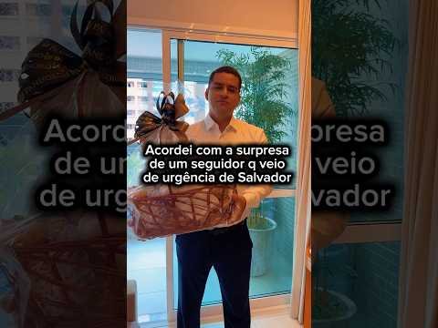 Acordei com a surpresa de um seguidor que veio de urgência de Salvador