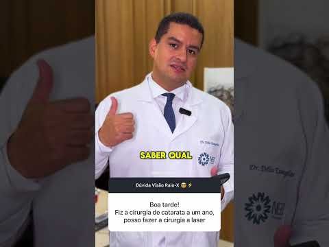 Fiz uma cirurgia de catarata a um ano, posso fazer uma outra cirurgia a laser?