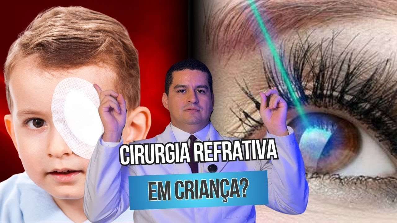 Criança pode fazer cirurgia refrativa? Entenda quando isso pode ser considerado