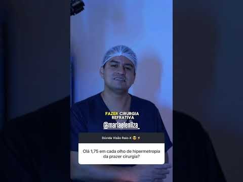 Cirurgia refrativa: menos de 2 graus pode fazer?