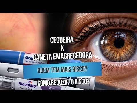 Canetas emagrecedoras podem causar neuropatia óptica?